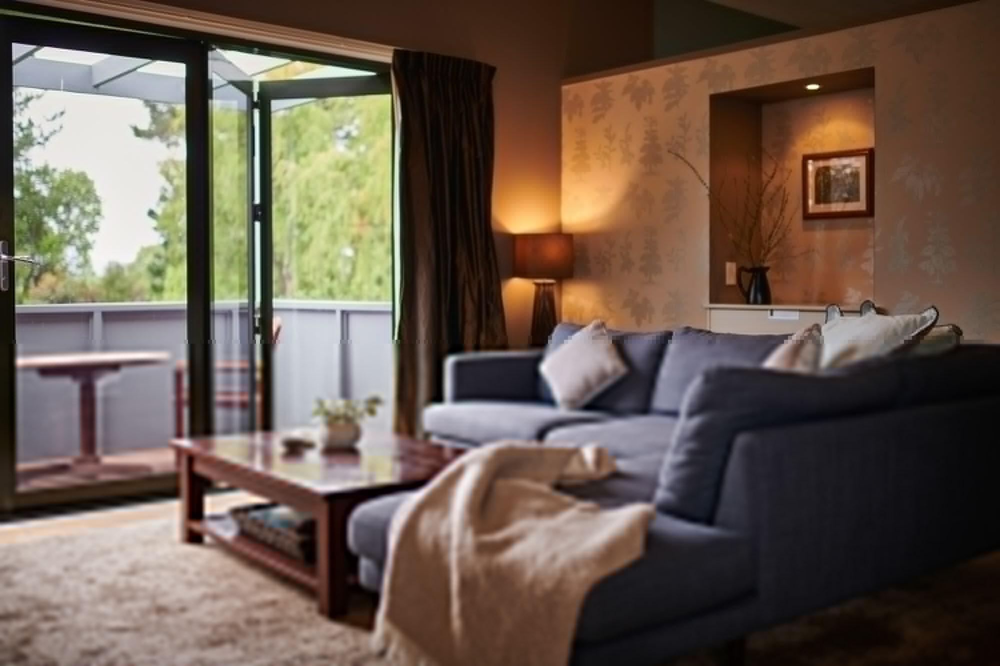 مارتينبوره Parehua Resort المظهر الخارجي الصورة A living room